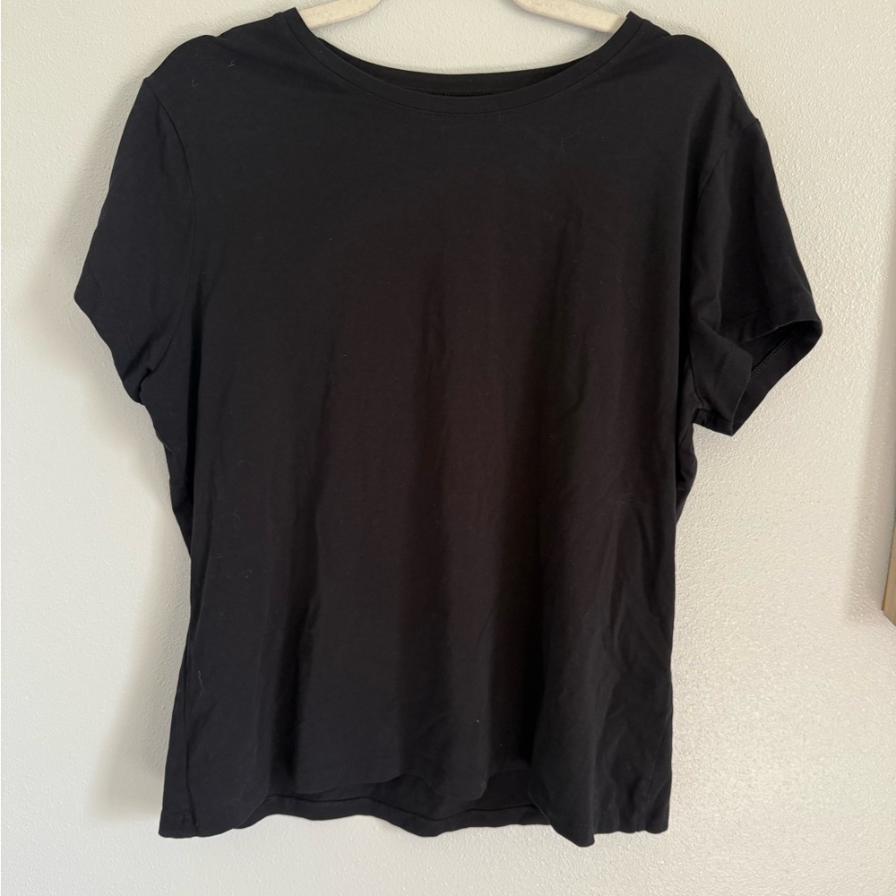 a.n.a Black Short Sleeve Tee Size XL